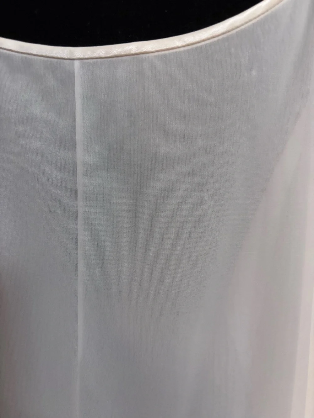 Vtg 50s 60s Vanity Fair White Sheer Babydoll Dress / Nightgown / Negligee -Large